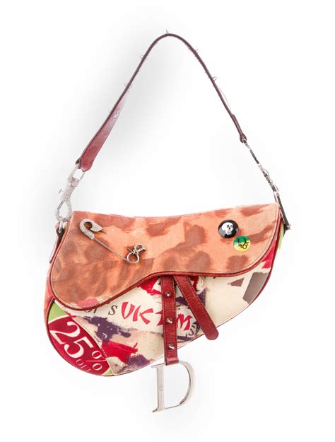 Christian Dior Vintage Limited Edition Victim Saddle Bag .